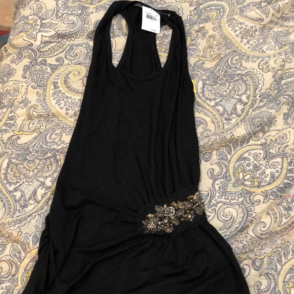 Ella Moss Black Embellished Sleeveless Top